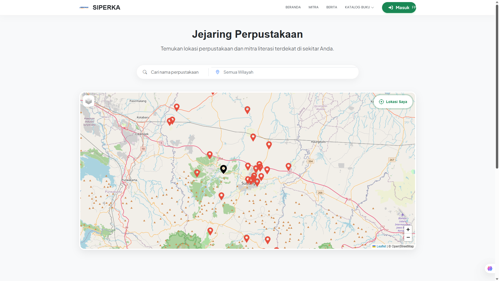 Tampilan mitra