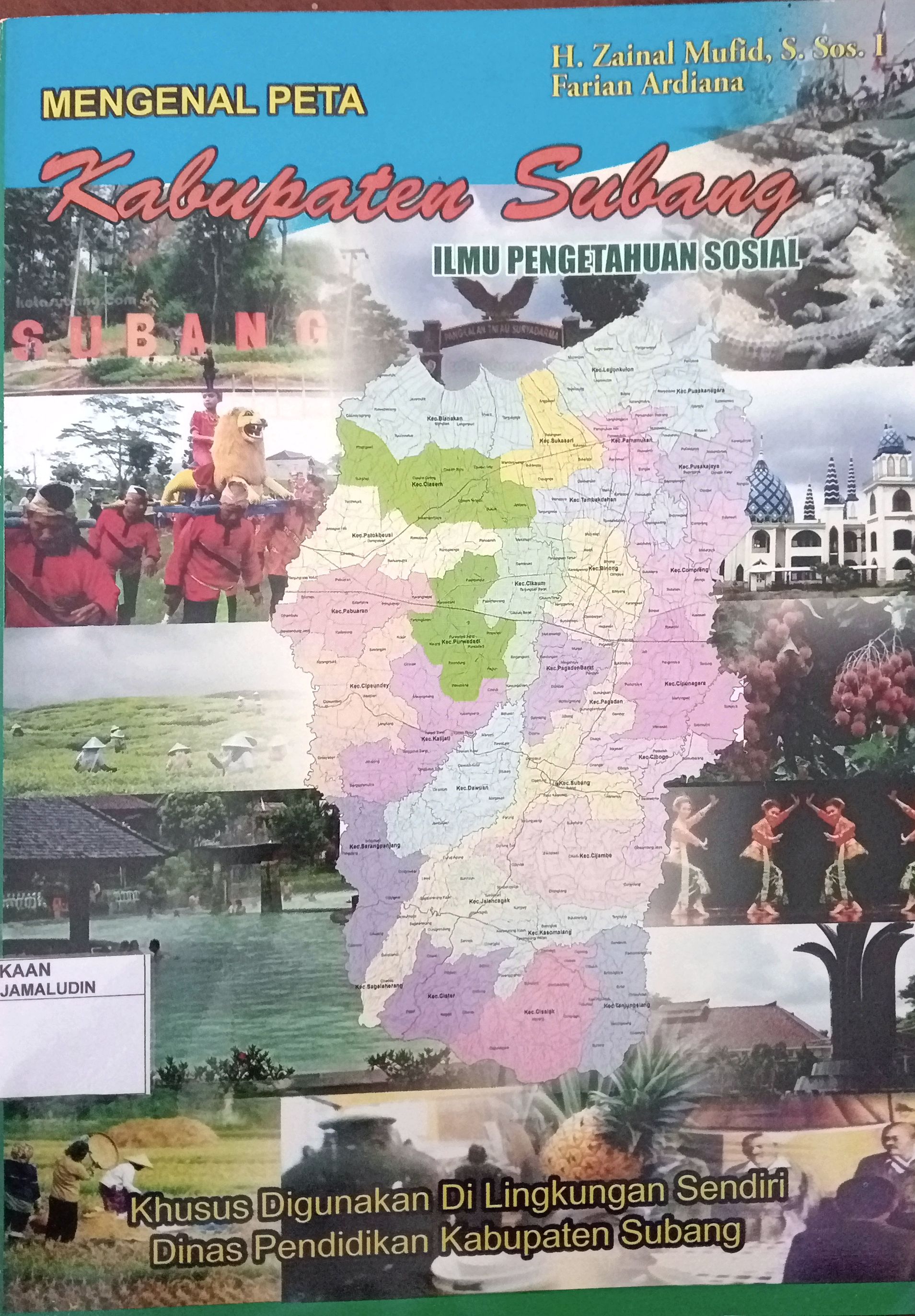 Sampul Mengenal Peta Kabupaten Subang