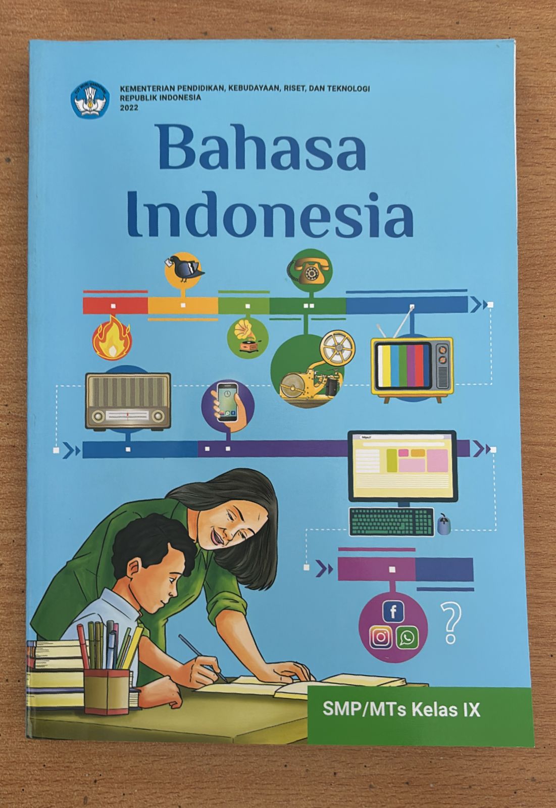 Sampul Bahasa Indonesia Kelas IX