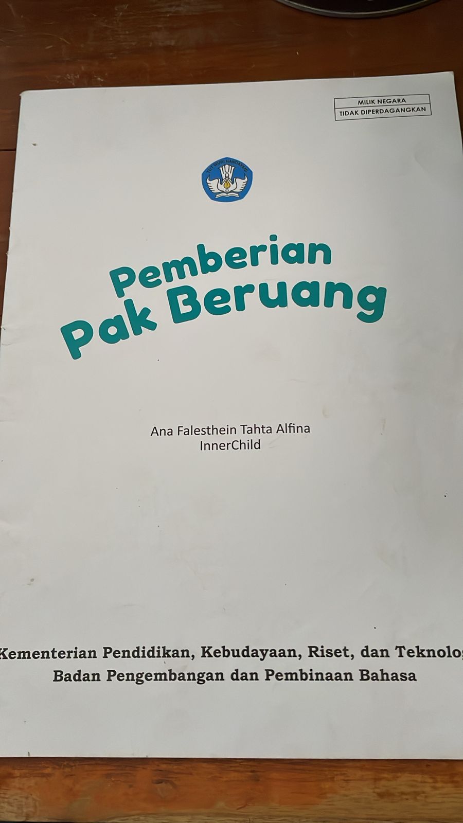 Sampul Pemberian Pak Beruang