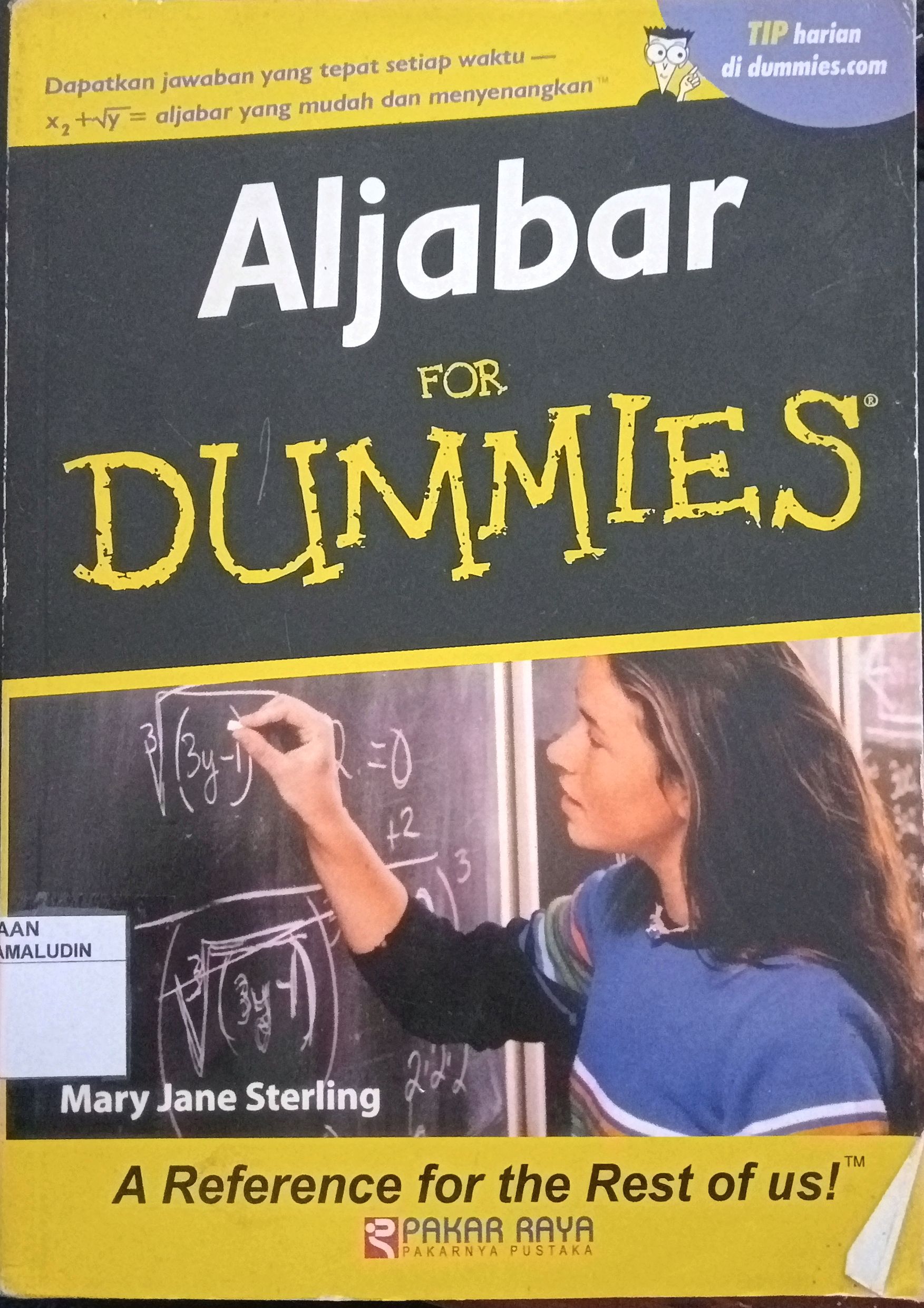 Sampul Aljabar For Dummies