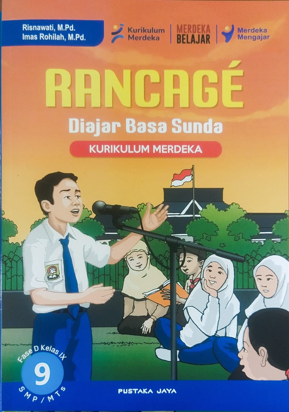 Sampul RANCAGE Bahasa Sunda SMP  Kelas IX