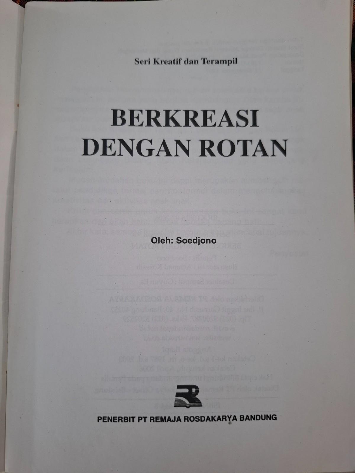 Sampul Berkreasi Dengan Rotan