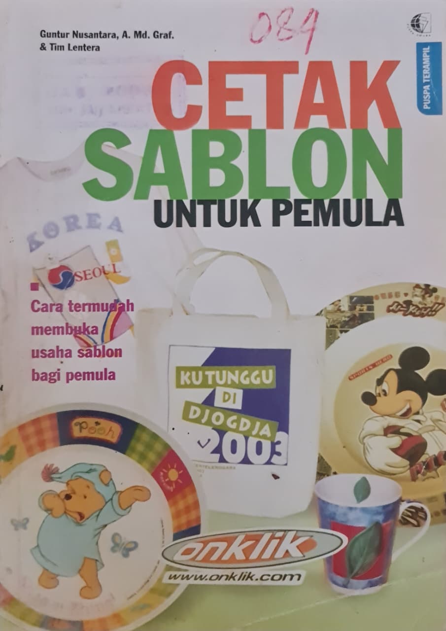 Sampul Cetak Sablon Untuk Pemula