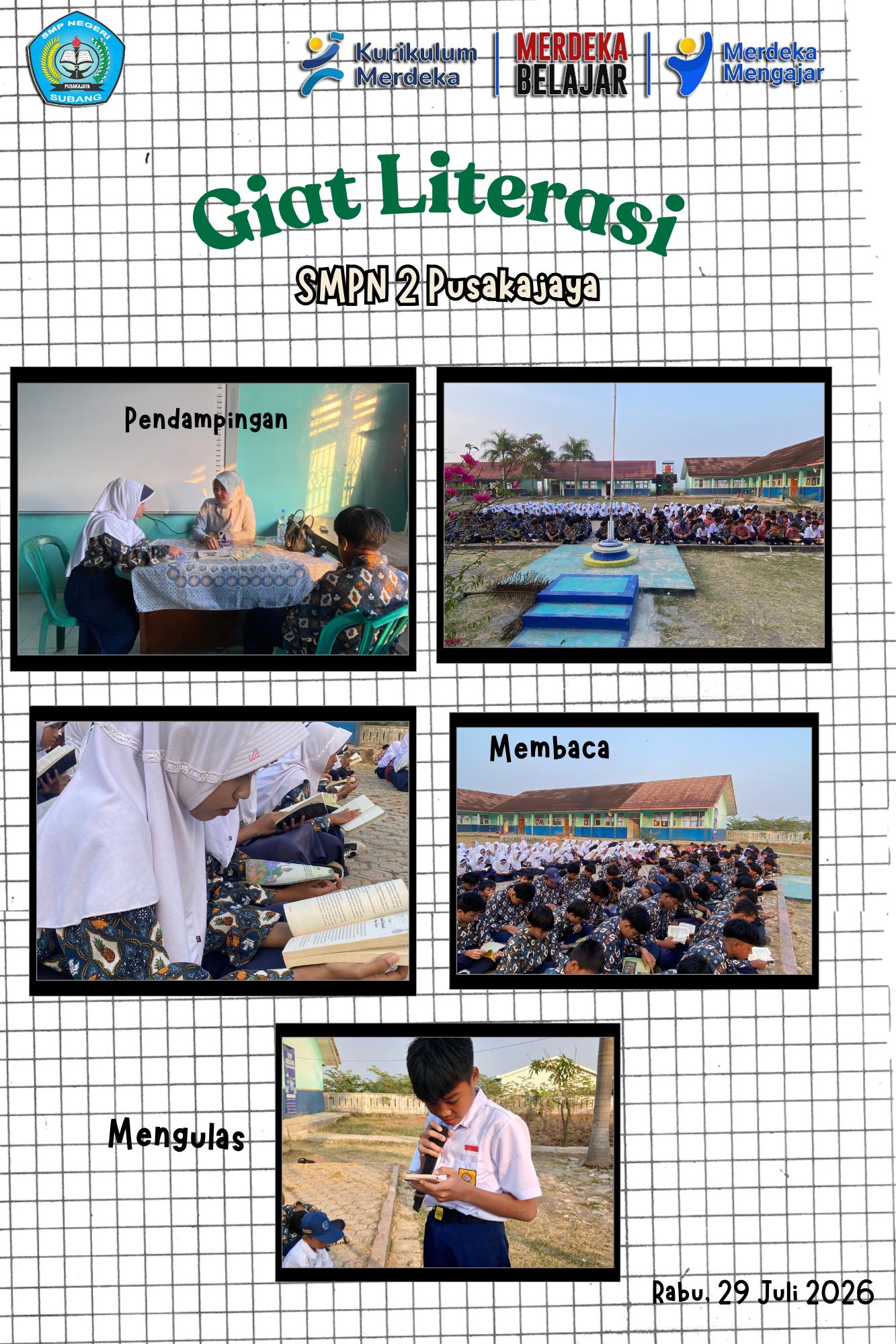 Giat Literasi Rutin Mingguan